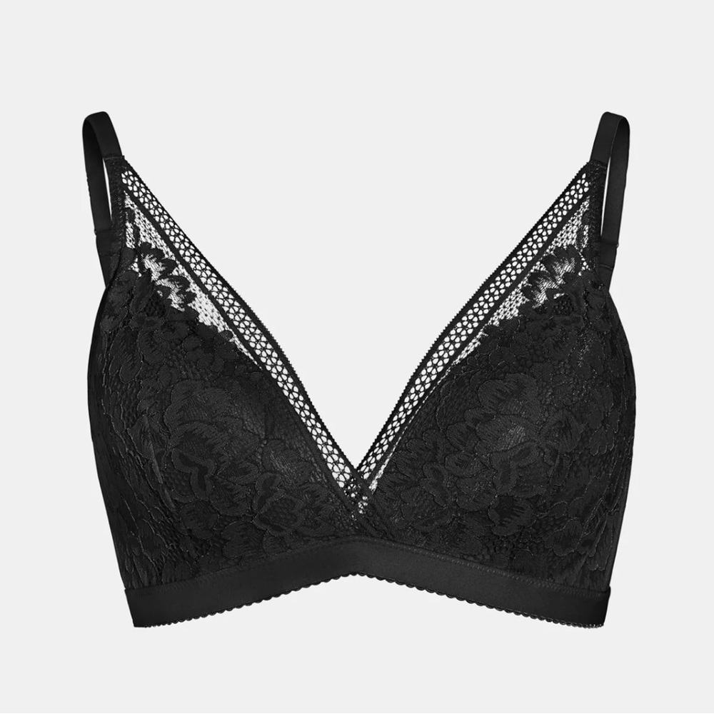 Knox lace deep v bralette